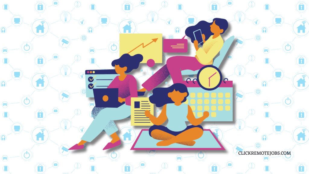 Example of beginner remote work roles illustration